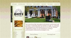 Desktop Screenshot of batesfuneralchapel.com
